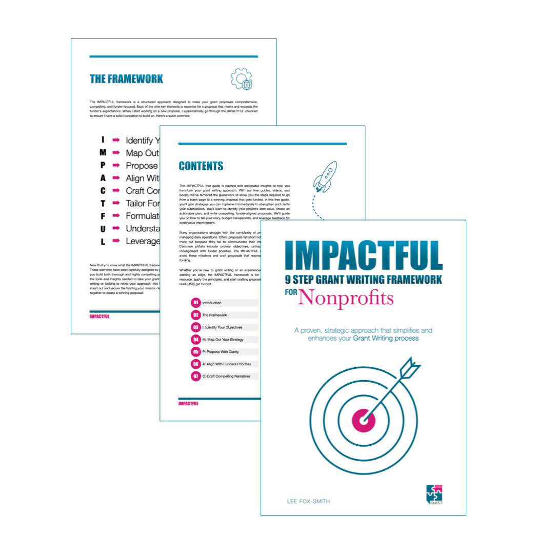 IMPACTFUL 9 Step Grant Writing Framework - FREE Resource!